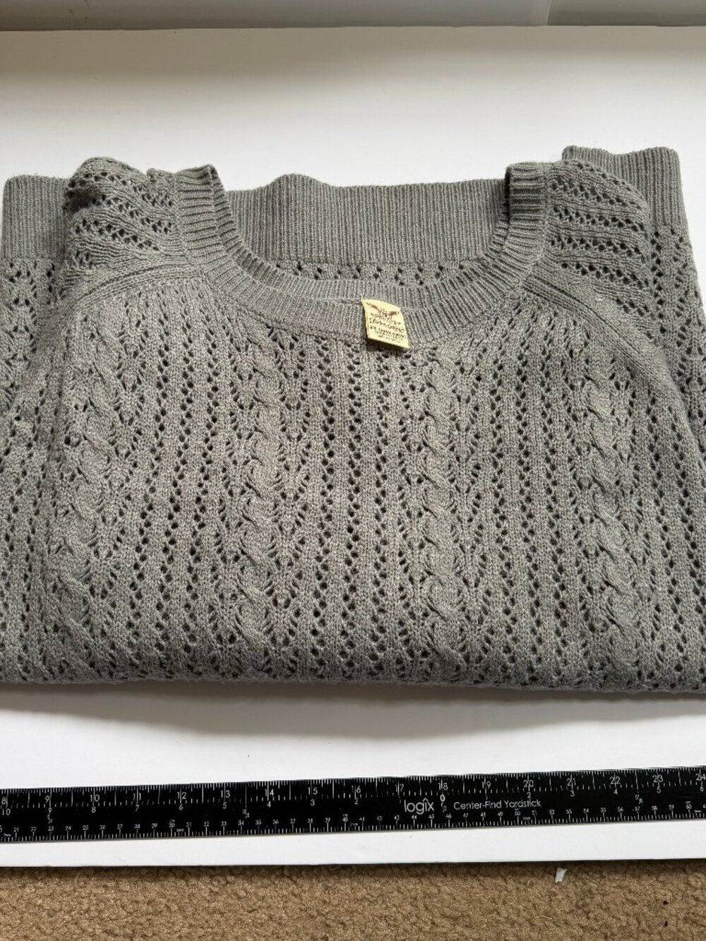 Faded Glory Gray Sweater W 4X